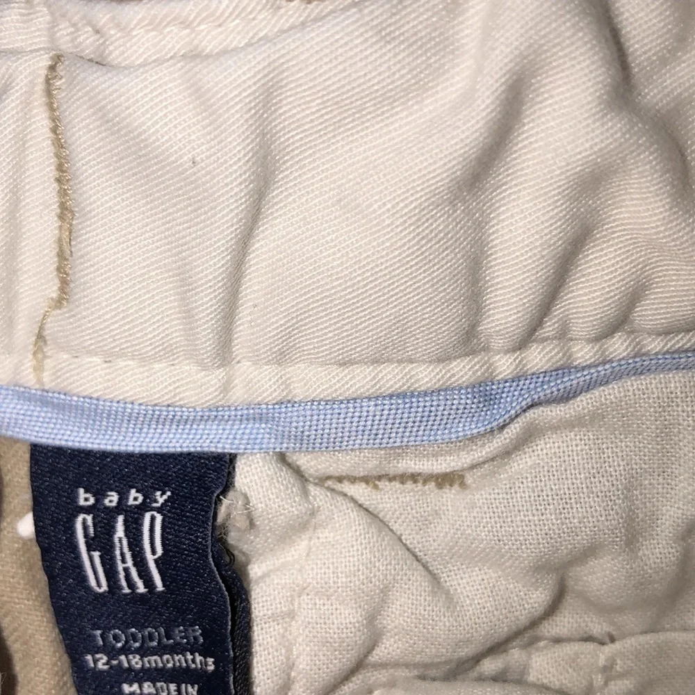 Baby Gap 12-18 months tan preppy khaki pants